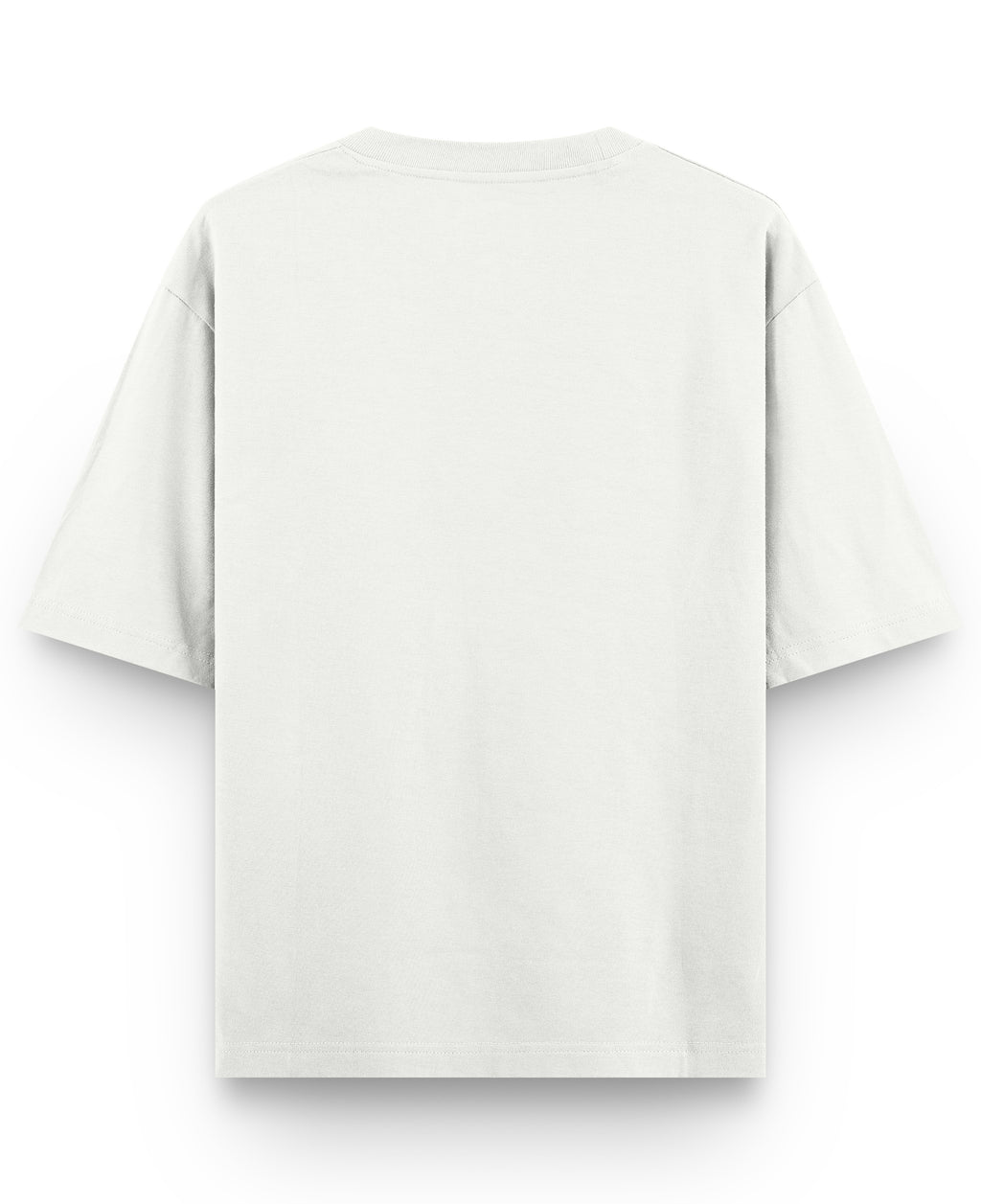 Off White Oversized T-shirt Back Design